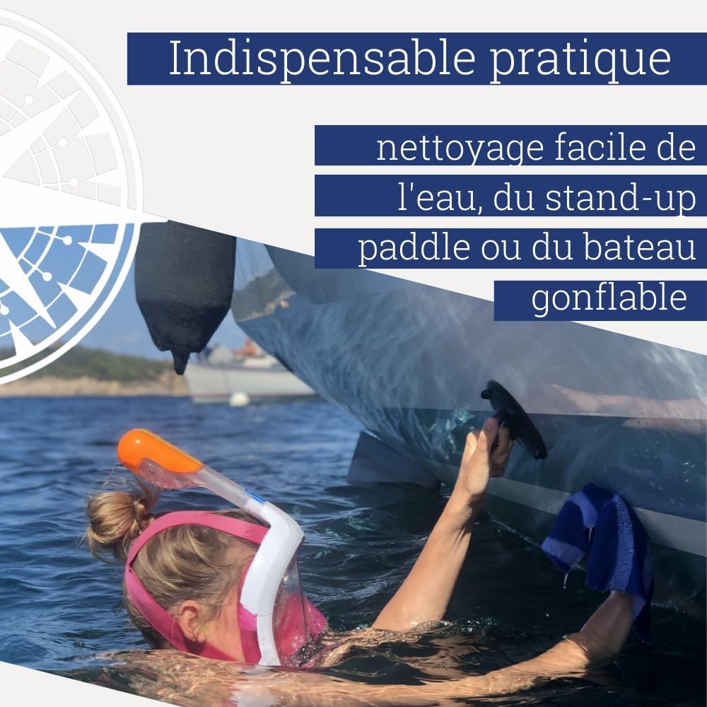 YachtGrabber – Ventouse innovante, Flottante et utilisable d'une Seule Main pour Tous Les travaux Autour du Bateau