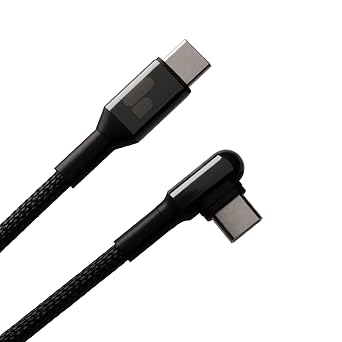HANDY USB-C Cable Right-Angle Fast Charging Type C Charger Cord 4ft 11in