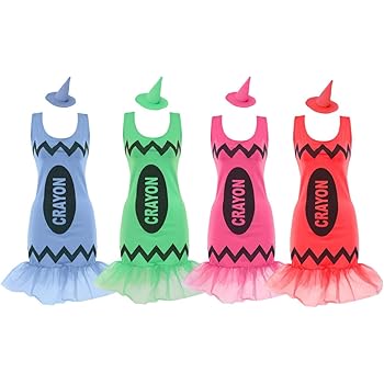 crayola crayon fancy dress plus size