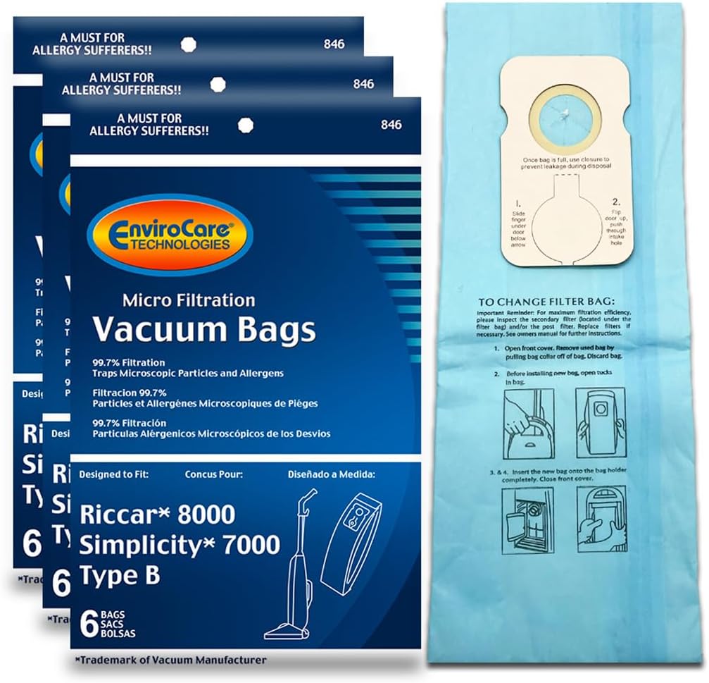Royal Metal Upright Vacuum Bags Type B 10 Genuine Home