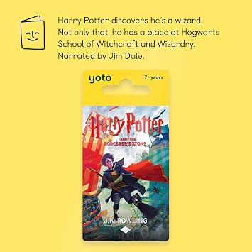 YOTO Mini (2024 Ed.) Kids Audio Player + Harry Potter Bundle 1-3, Ages 7+
