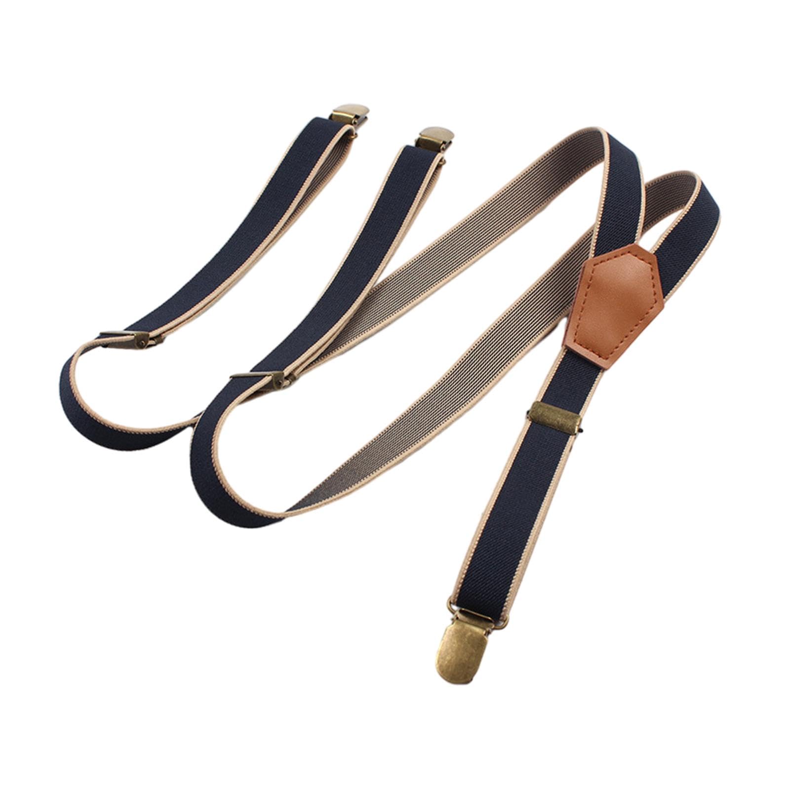 FABLOFT Men's Suspenders 2cm Wide with 3 Clips for Pants Formal Events Costume Party Blue|Clothing Shoes & Accessories | Mens Accessories | Suspenders Braces|1 Suspenders-image-28