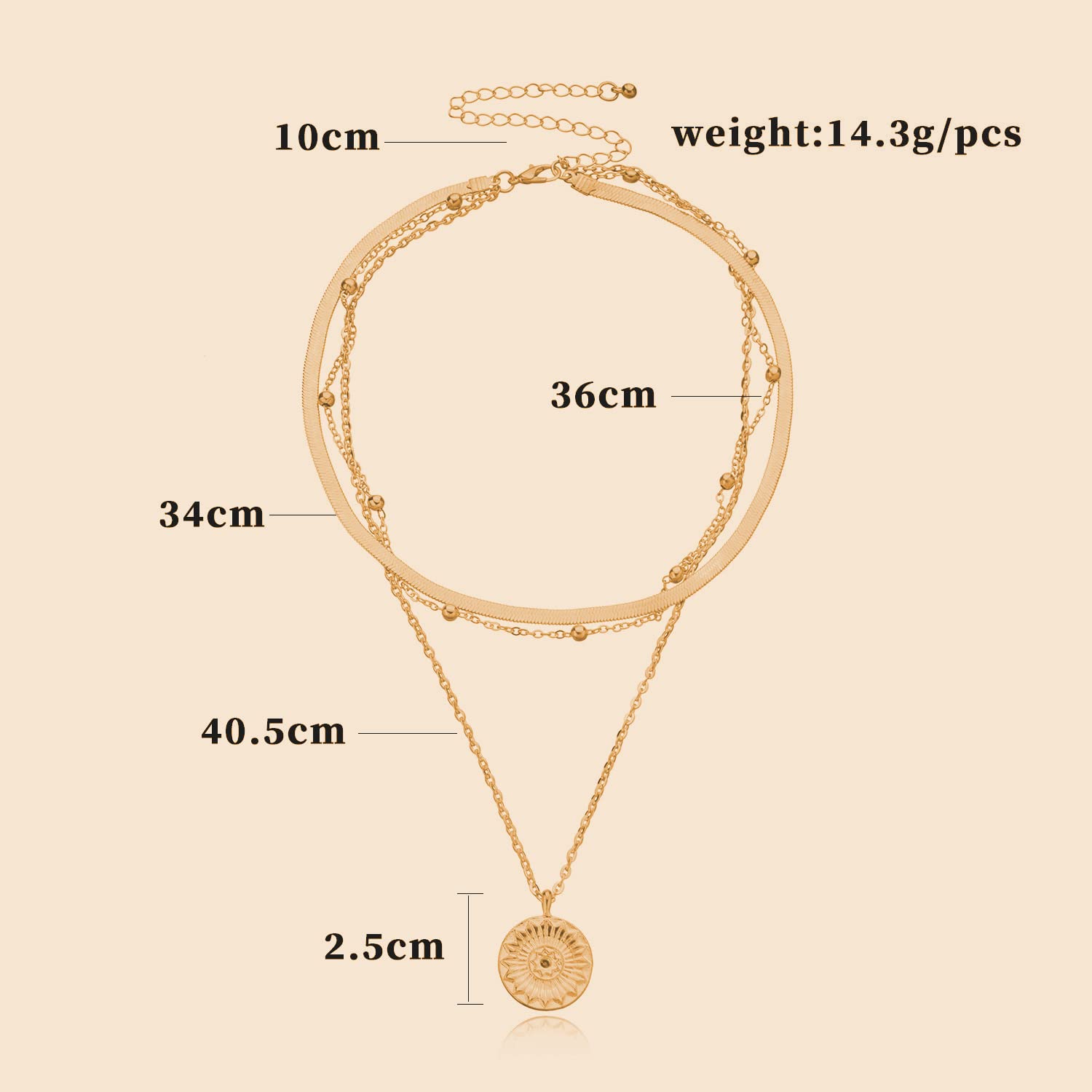 Collana Girocollo Layered Lotus Con Perline – Gioiello Regolabile Per Donna, Stile Elegante
