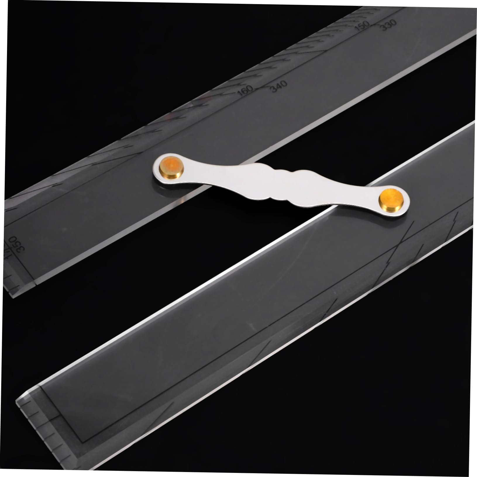 Transparentes Acryl Parallellineal für Navigationszeichnungen