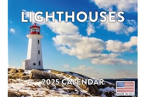 2023 Lighthouse Wall Calendar - A Scenic Voyage Through Time
