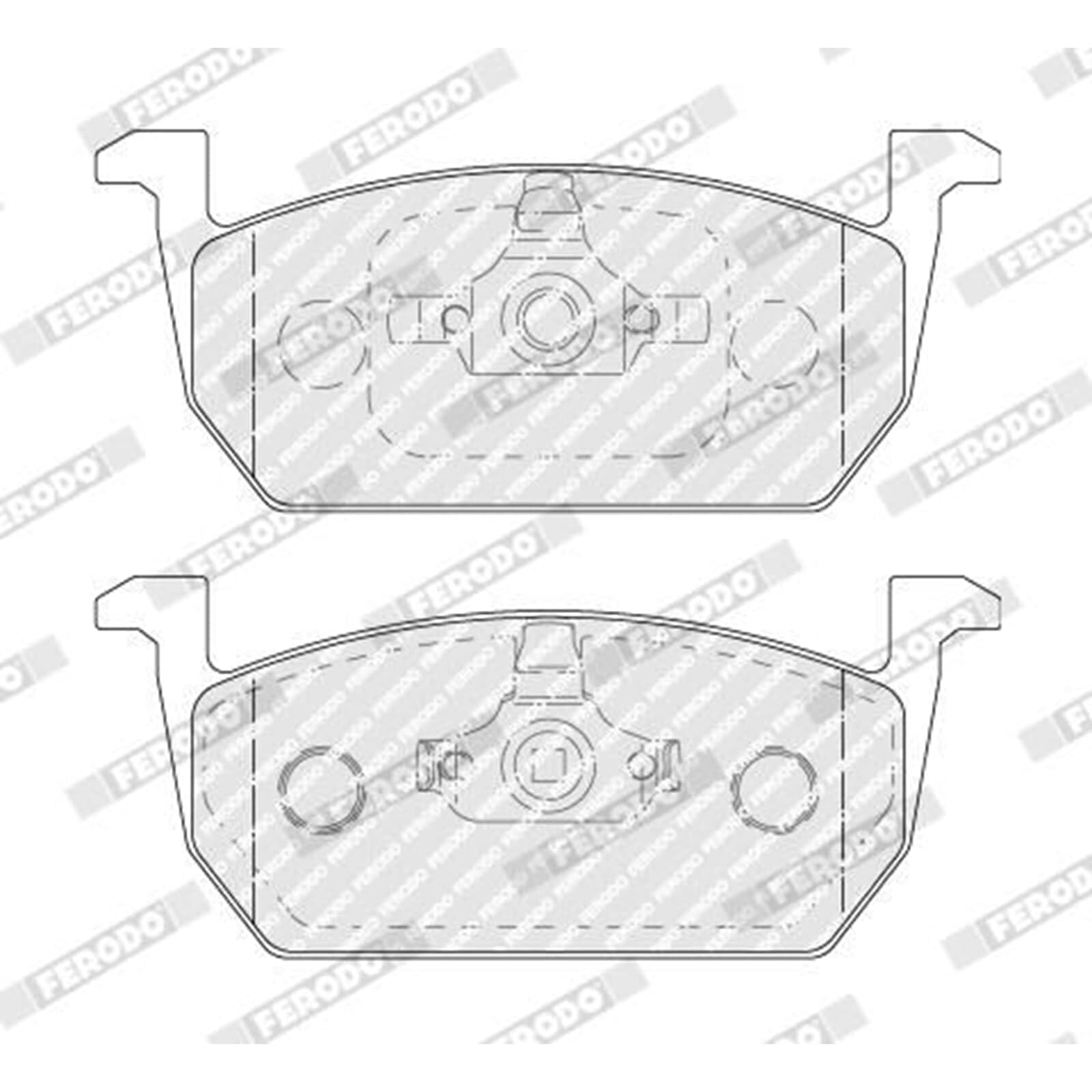 FERODO Kit pastiglie freni Anteriore non predisposto per visualizzazione avviso usura senza accessori FDB5069 Compatibilità con VW POLO AW1, BZ1 T-Cross C11 Taigo CS1, SEAT Arona KJ7 | Compatibile con: AUDI A1 City Carver, A1 Sportback, SEAT ARONA, IBIZA