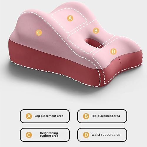 Miniatura 3 de JOYO Cojín de glúteos para parejas, almohada de pareja para intimidad, almohadas de cuña de espuma viscoelástica, cojín de glúteos para parejas,