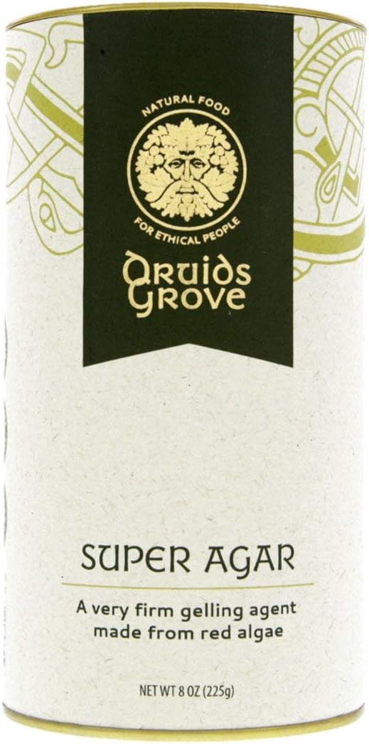 Druids Grove Super Agar Vegan ⊘ Non-GMO Gluten-Free OU Kosher Certified - 8 oz.
