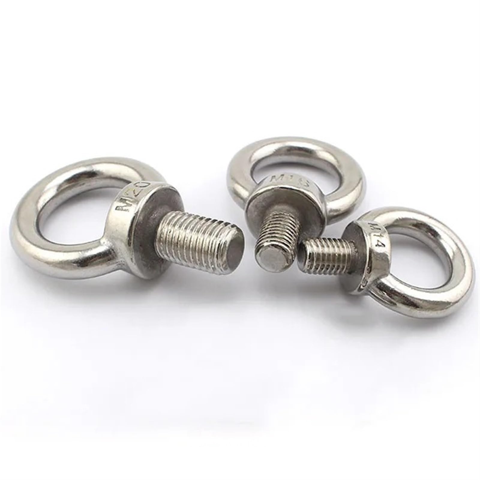 cáncamo de elevación, Rosca métrica M3 M4 M5 M6 M8 M10 M12 M16 M18 M20 M24 Perno de elevación Tuercas de gancho con hombros Pernos de anillo de tornillo con hombros(2pcs X M24)
