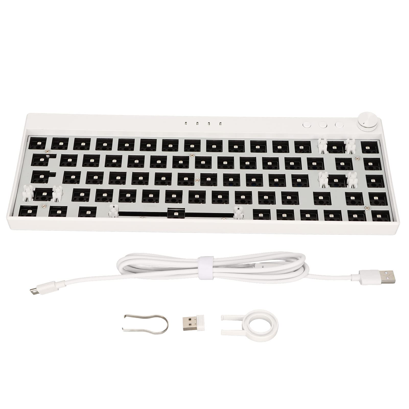 Buy EBTOOLS Custom Gaming Keyboard, DIY Mechanical Keyboard Kit, 68 Keys RGB Ergonomic Switch