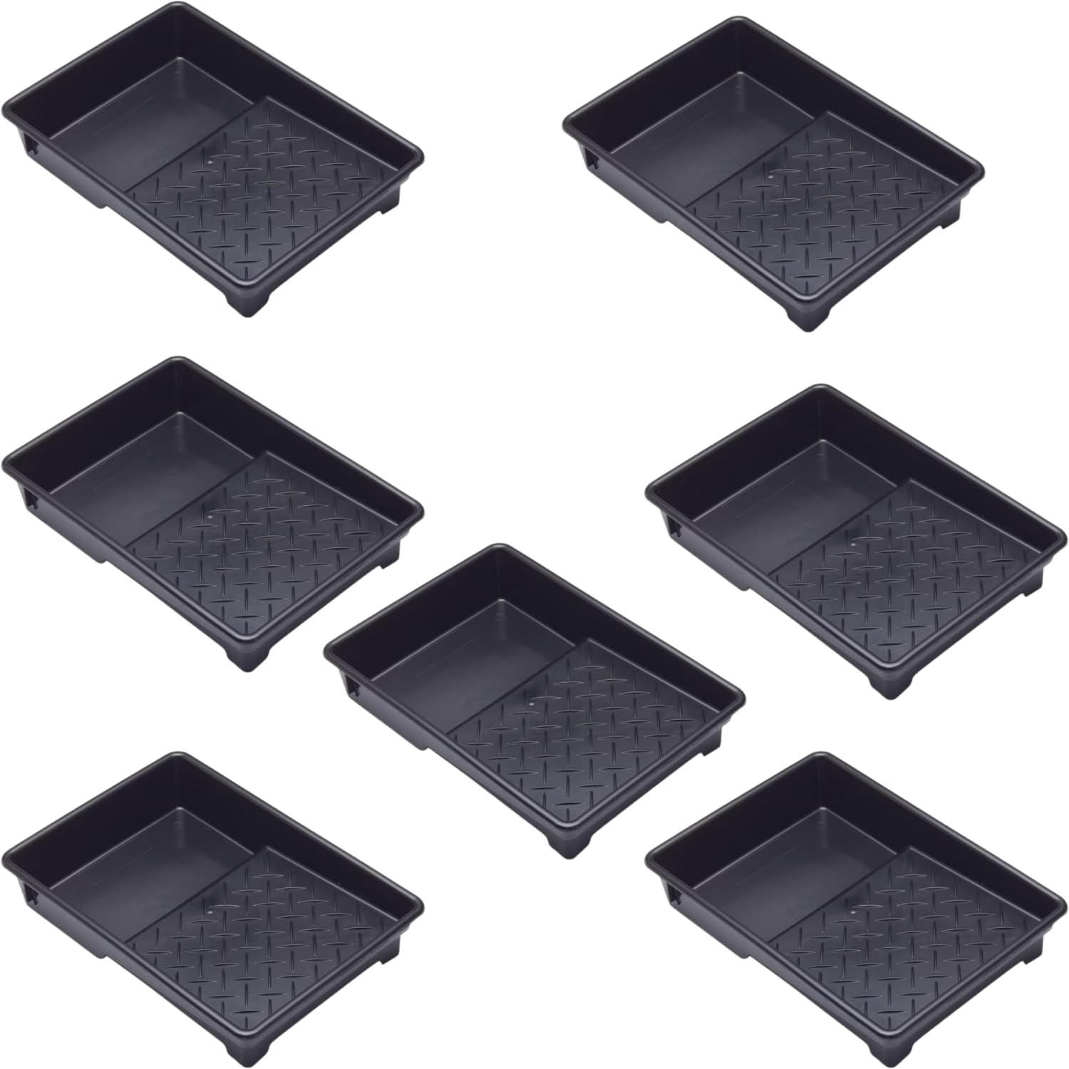 Superpetstoreuk247 Pack Of 7 9 Inch Professional Plastic Roller Trays Decorators Painting Paint Tray