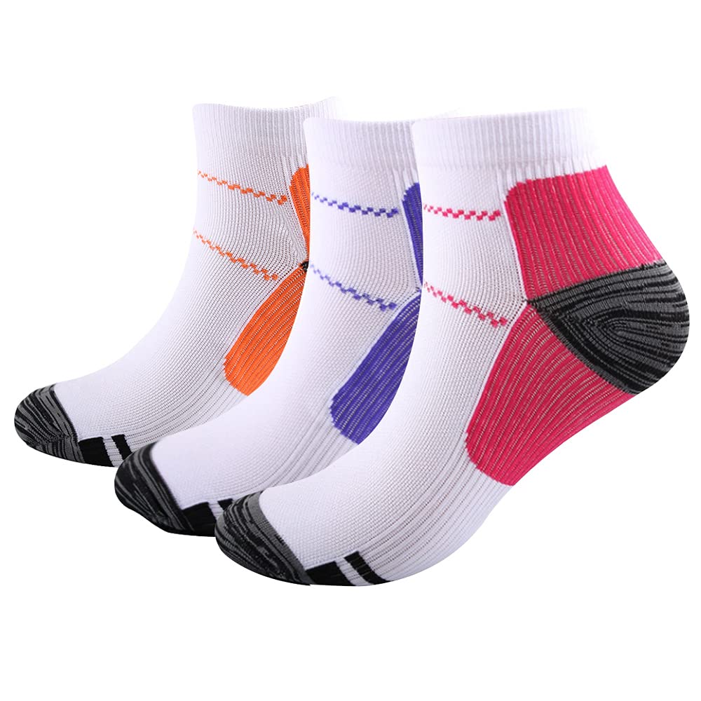 Dress CiciLow Cut Socks, Sports Socks for Women & Men, Athletic Socks for Running, Walking, Gym Etc. (3 Pack)