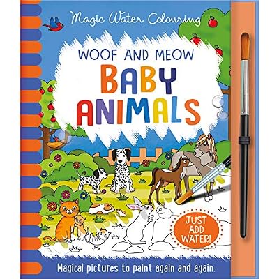 Woof and Meow - Baby Animals, Mess Free Activity Book