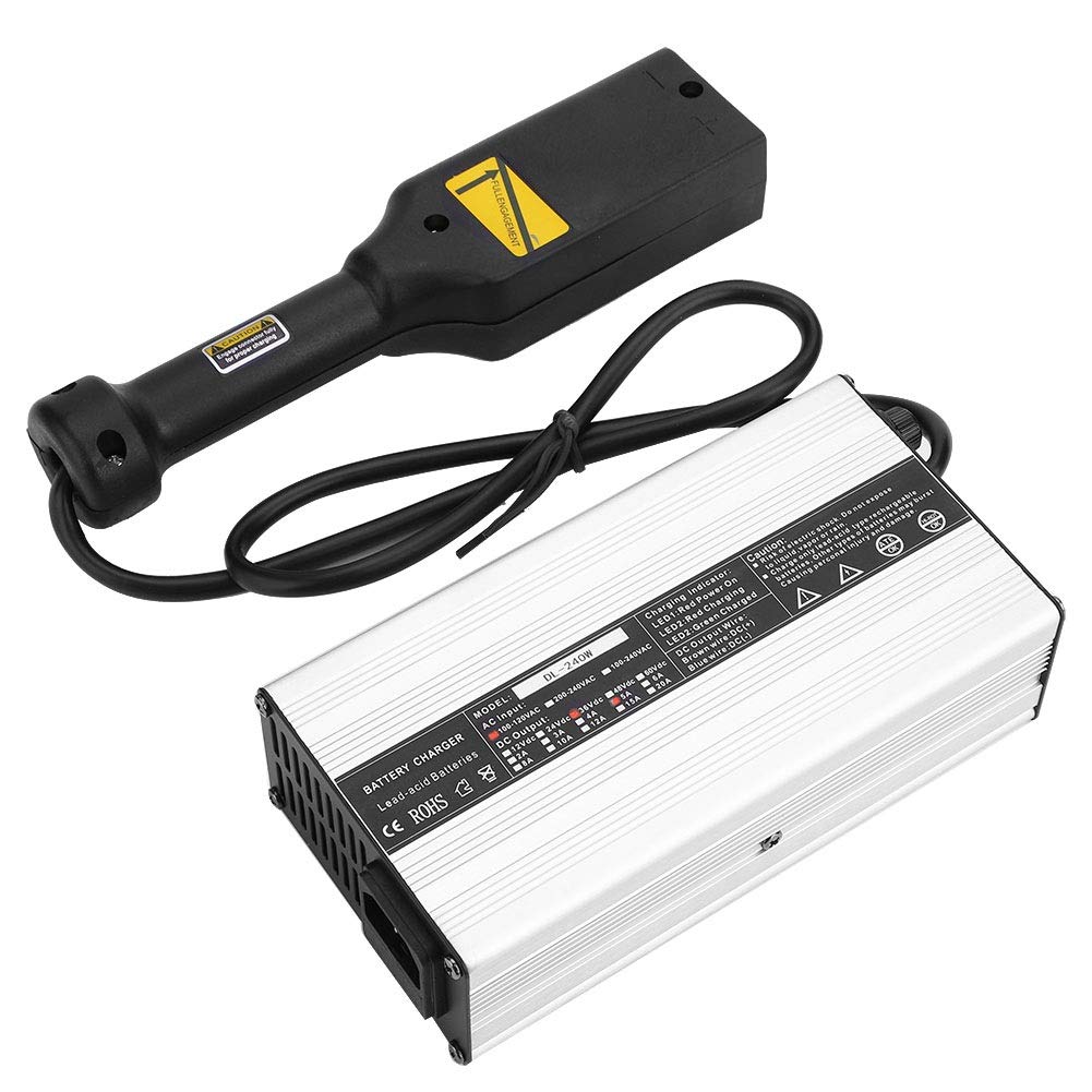 Nikou Caricabatteria 36V per carrello da golf - Indicatore 36V 5A LED Caricabatteria da Carrello per Club Car Serie DS/EZ-GO TXT
