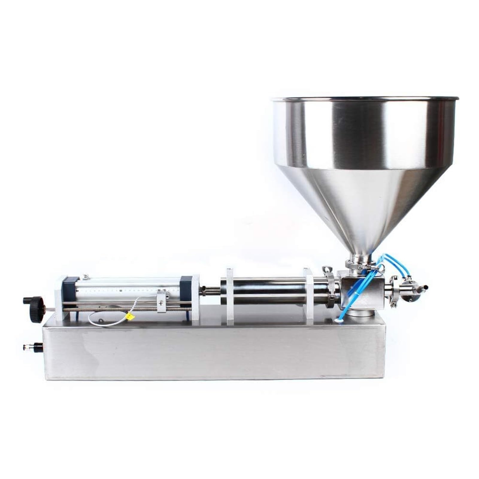 Riempitrice liquida 50-500ml, Riempitrice pneumatica a testa singola con tramoggia per creme, shampoo, cosmetici, produzione alimentare