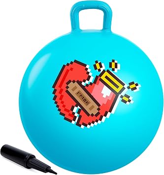 Upper Rider Hopper Ball, Bouncy Ball with Handles,18 Inches