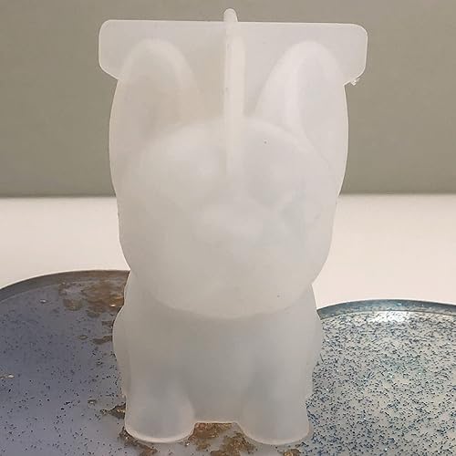 Miniatura 8 de LANGYI Molde de resina animal, pegamento de gota de cristal DIY, aromaterapia, yeso, hipopótamo, león tridimensional, adornos para perros, colgantes