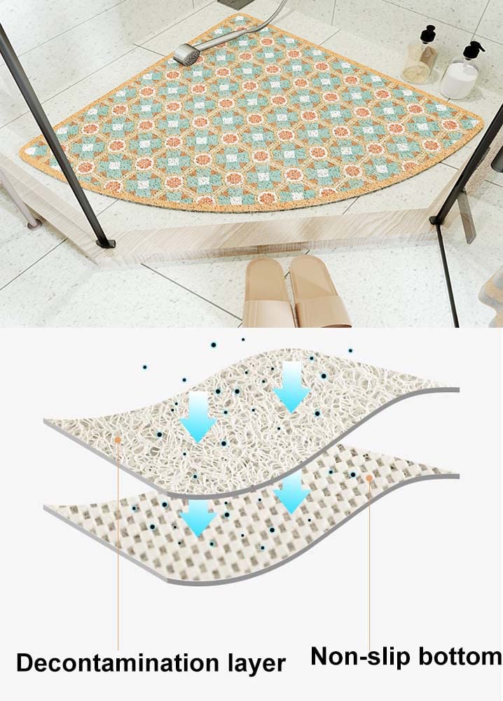 MOTT 50 Tappetino Da Bagno Semicircolare Per Box Doccia A