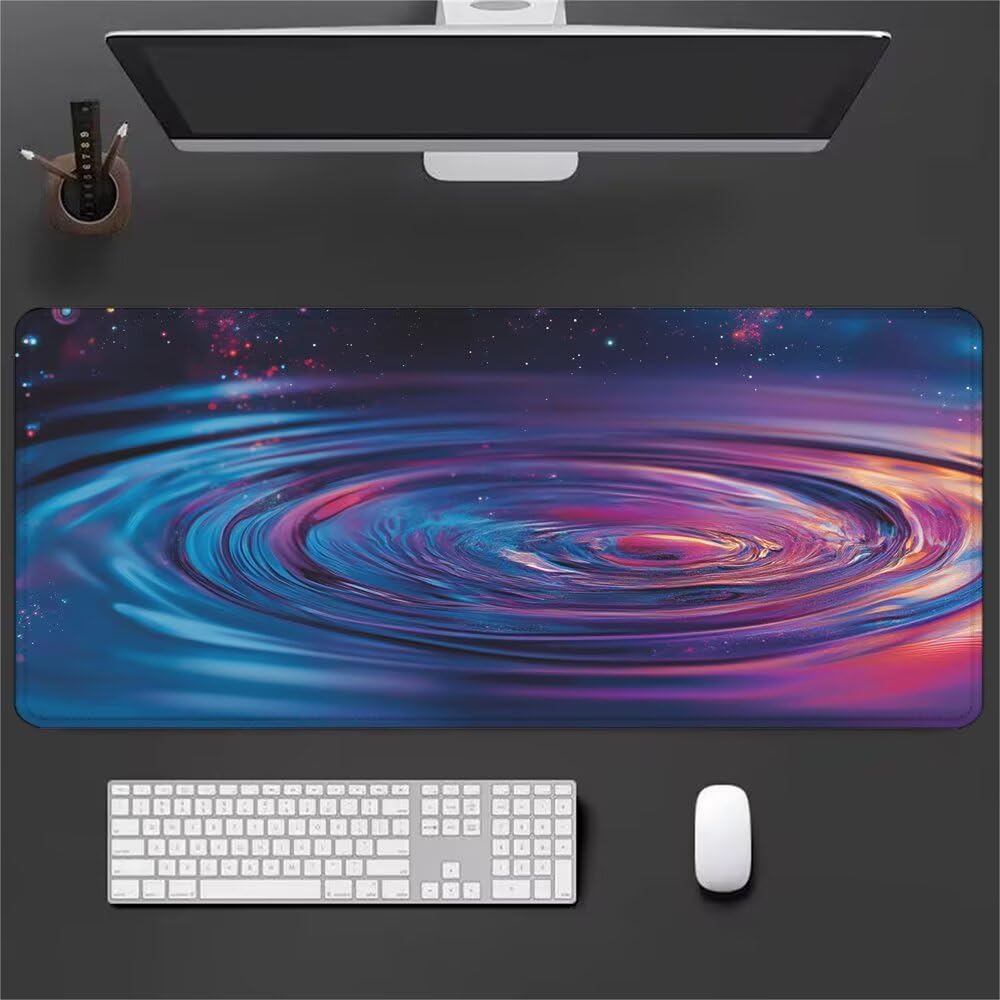 Giapponese Tappetino Mouse XXL 1000x500x3mm, Gaming Tappetino Mouse Galassia Mousepad con Base in Impermeabile Gomma Antiscivolo per Tastiera, PC, Computer Ufficio Idea Regalo Festa del Papà X-942