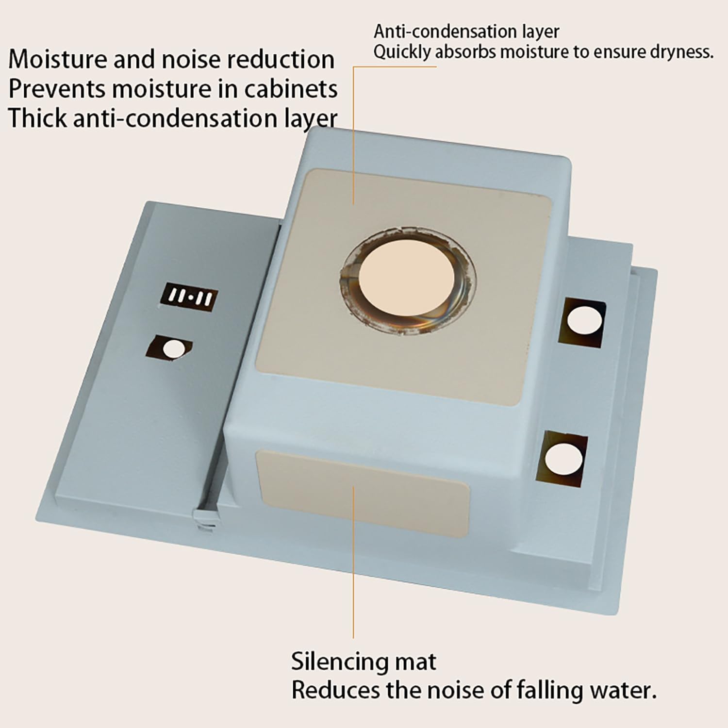 Hidden RV Bar Kitchen Sink Outdoor Single Bowl Stainless Steel Workstation Sinks with Foldable Faucet Undermount/Topmount Small Single Bowl Sink with Rinser,Cover,700 * 400 * 220mm