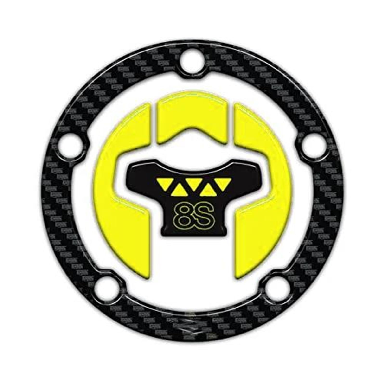 Csspdm Style 3 Motorcycle Accessories Carbon Fiber Fuel Tank Sticker Cap Decal For Suzuki Gsx 8S 2023(Style 3)