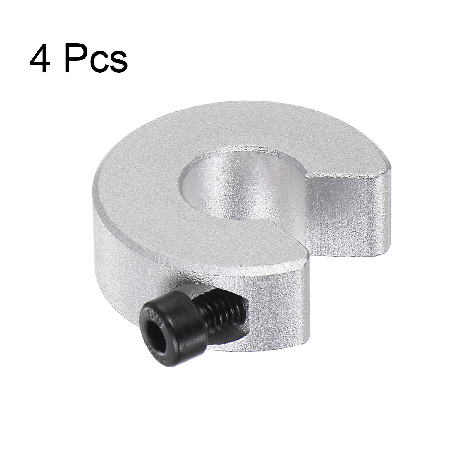 Set Di 4 Collarini Per Alberi Lineari SBR12 - Diametro 12mm, In Alluminio, Per Macchine CNC - Foto 2