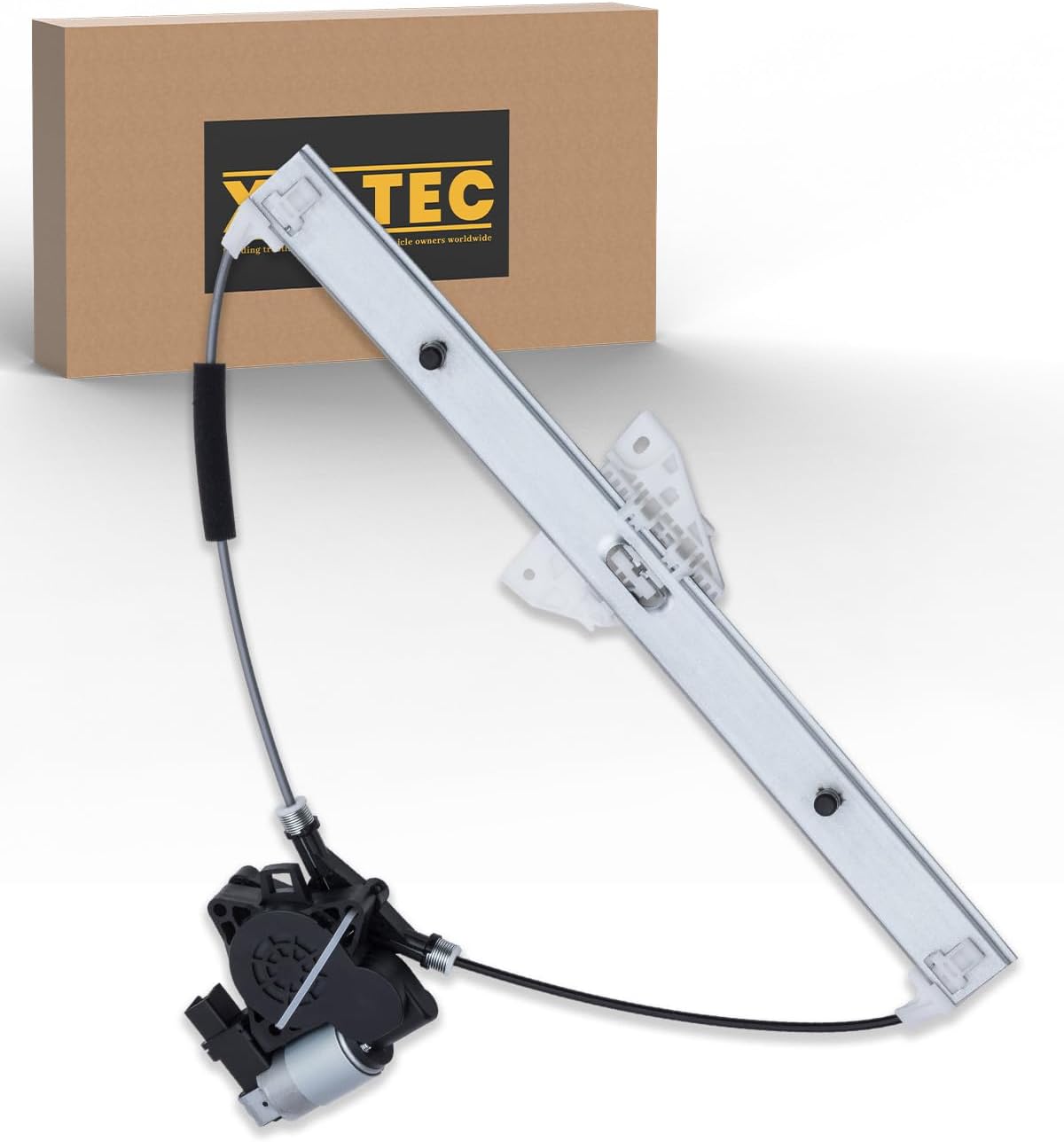 Power Window Regulator with 6-Pin Motor Front Passenger Side Compatible with Mazda 6 2003 2004 2005 2006 2007 2008, Replaces# GJ6A58590G 748-090