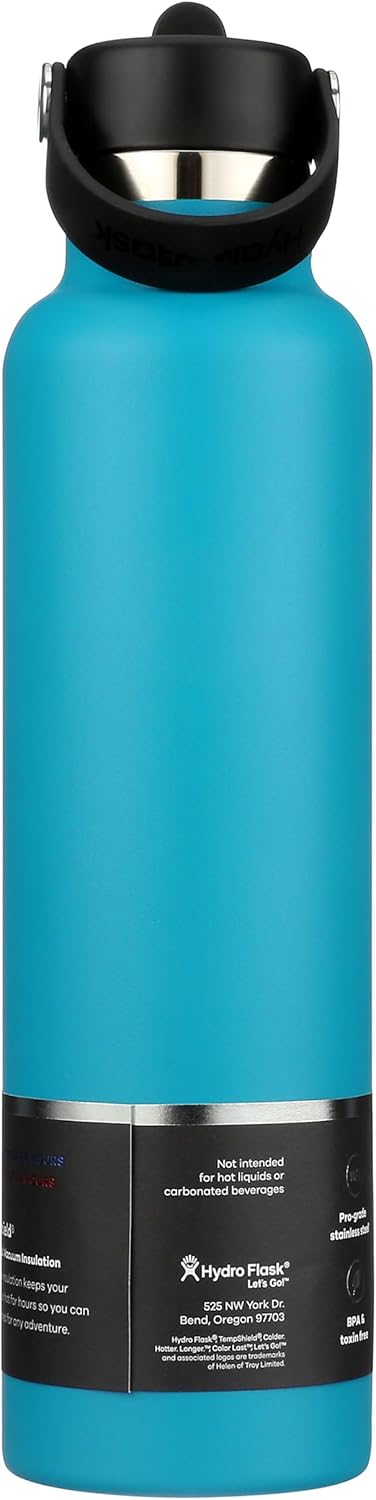 Hydro Flask 24 oz Standard Mouth Flex Straw Cap Laguna