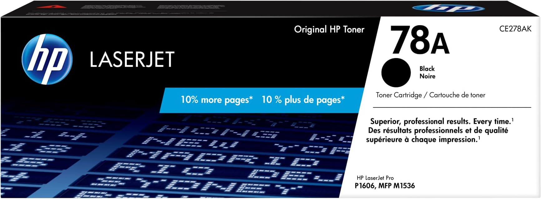 HP 78A HP (Hewlett Packard) 78A 2-pack Black Original LaserJet Toner Cartridges