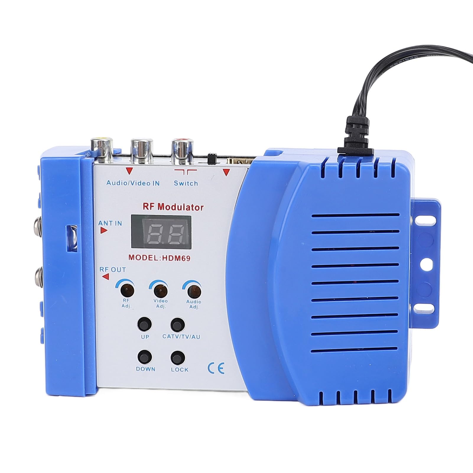 VBESTLIFE HDMI AV to RF Modulator, HDMI Modulator RF Converter VHF UHF Converter Adapter,for HD Digital AV Component Video to Analog NTSC Coax TV (US Plug)