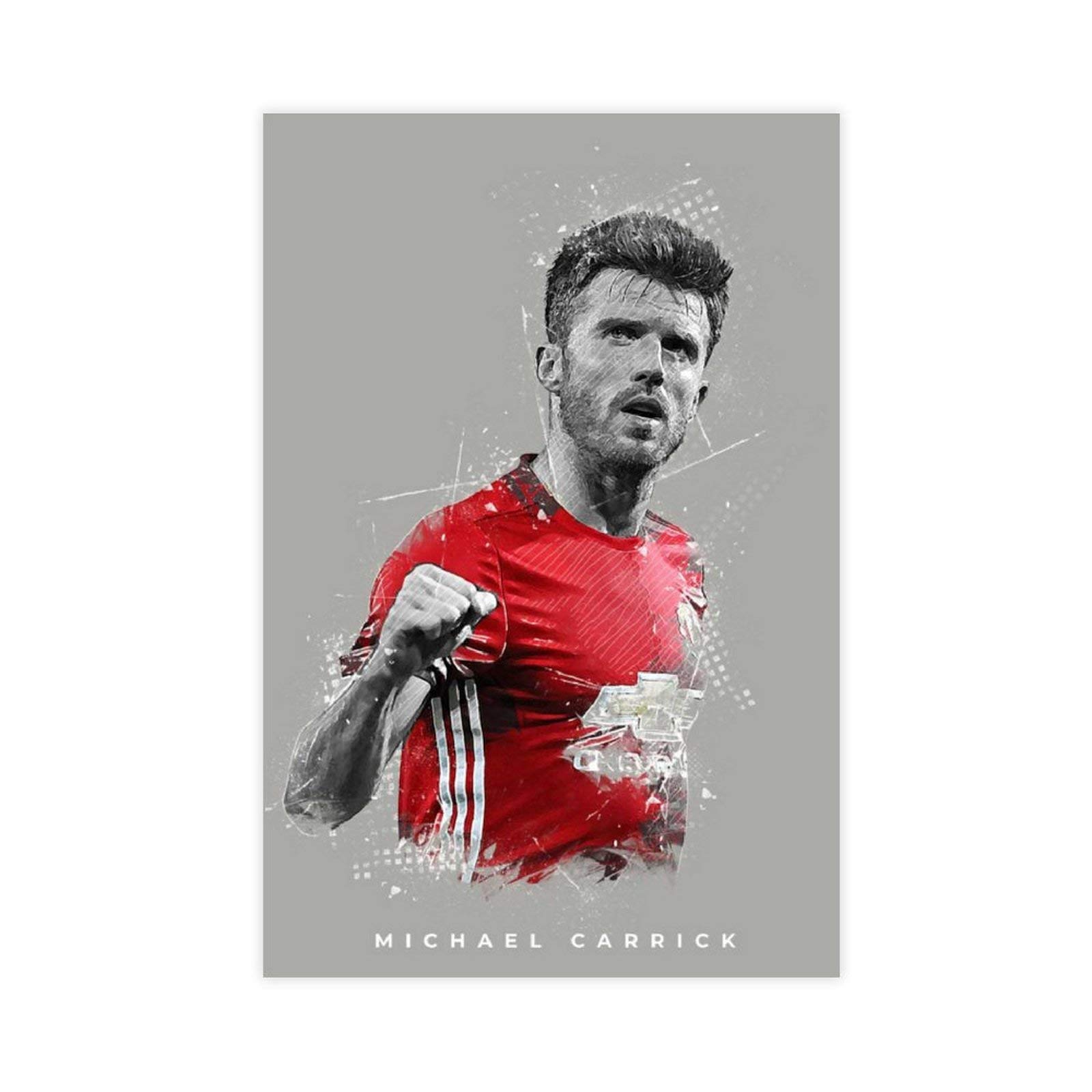 Lkjhlk Unframe-Style1 Michael Carrick Poster Soccer Football Player Canvas Wall Art Decor Paintings For Living Room Home Decoration Unframe 16×24Inch(40×60Cm)