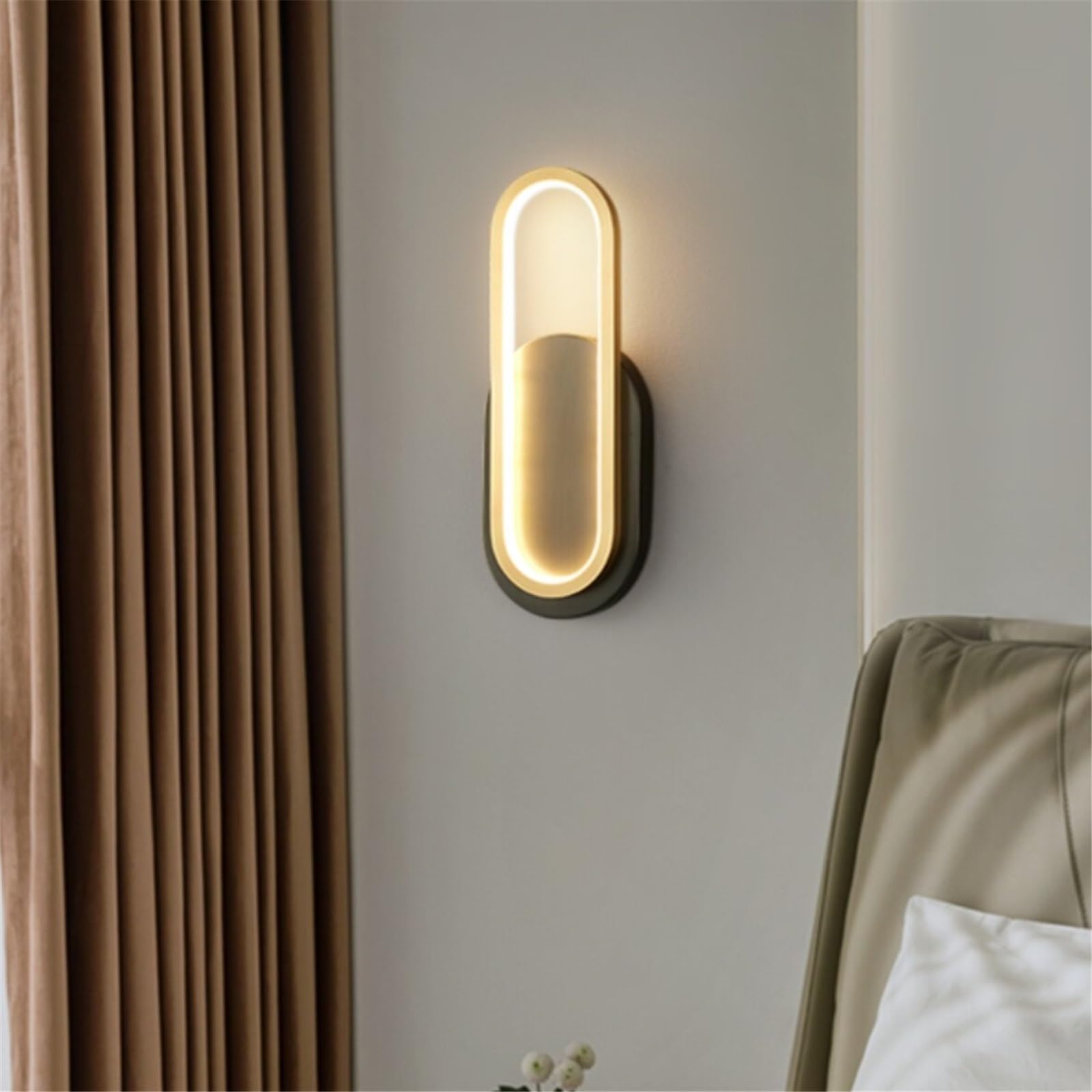 arredamento della camera Luce di lusso Soggiorno Apparecchi illuminazione creativa Decorazione della camera da letto Lampade parete sul comodino