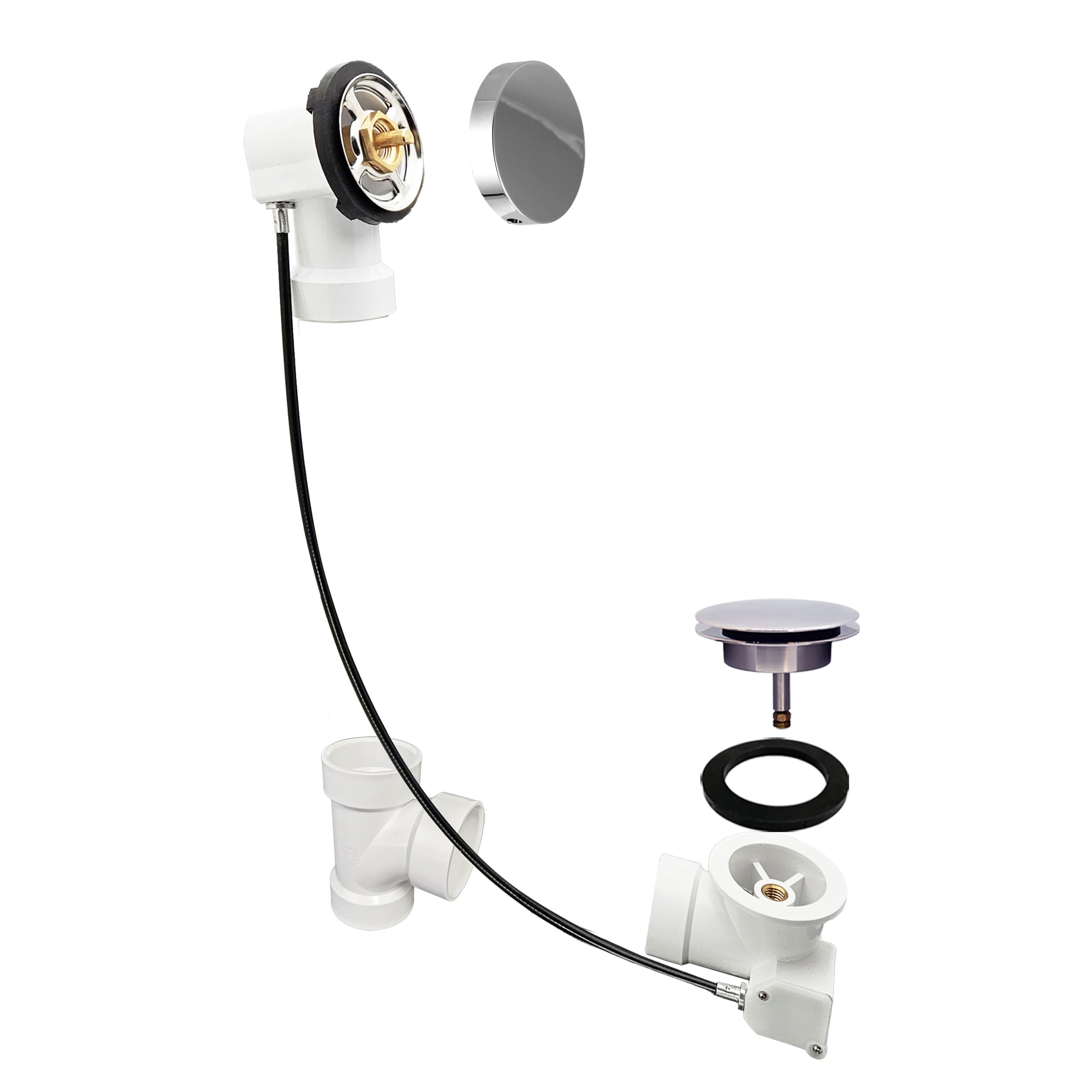 Vidange de baignoire Westbrass pour rénovation salle de bain zen
