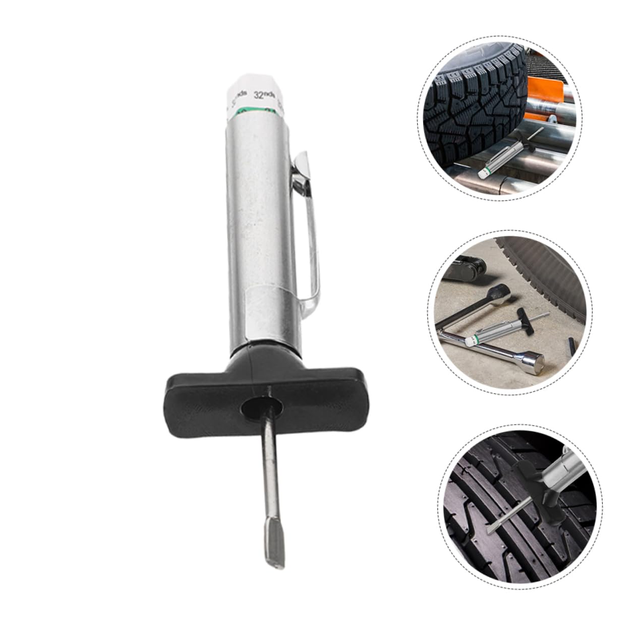 4pcs Tyre Tread Depth Gauge Tool Accurate Auto Tire Depth Measurement for Cars Trucks and Motorcycles Essential Checker