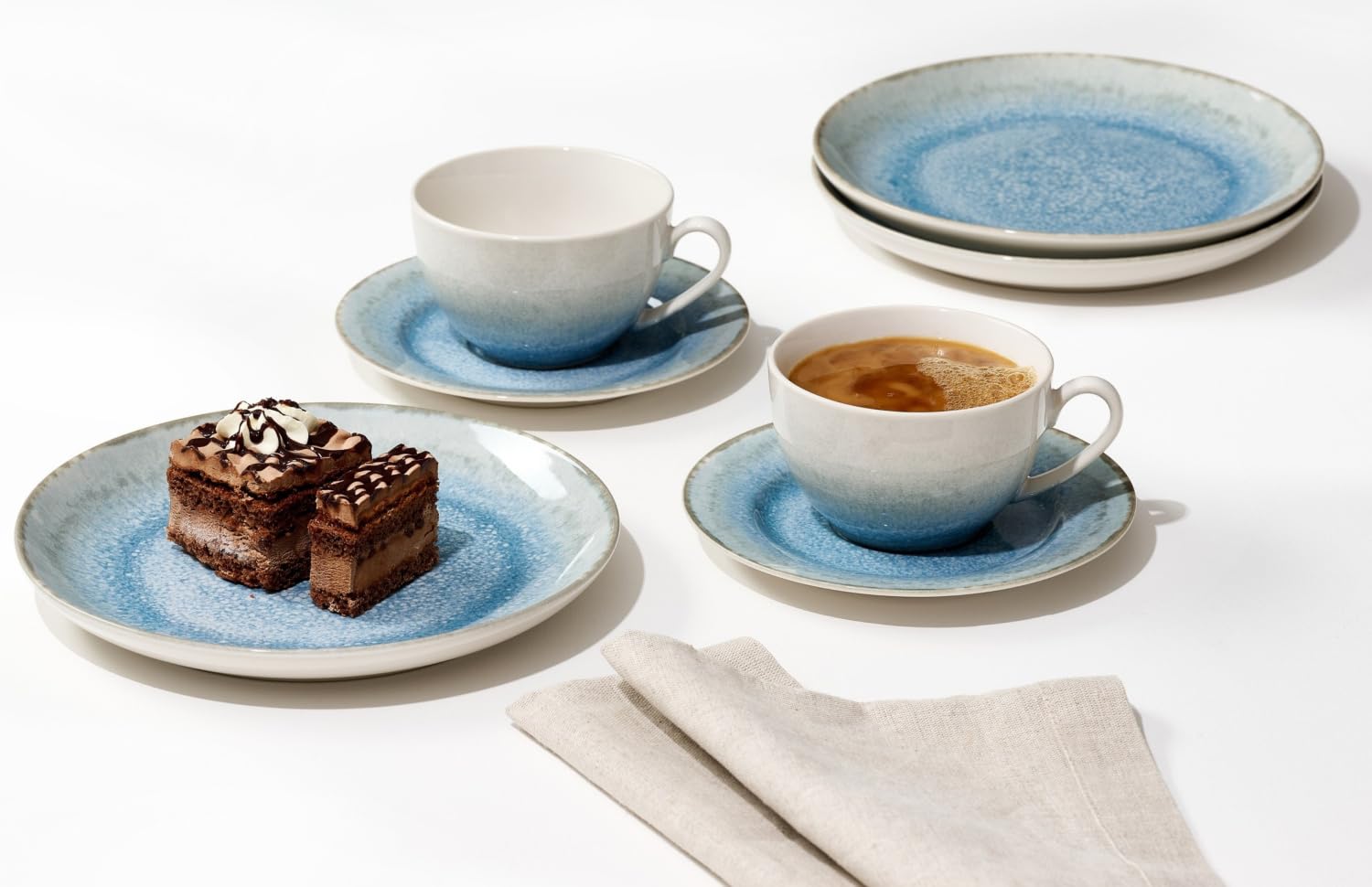 Ritzenhoff & Breker Kaffeeservice Olso | 18-teilig | blau