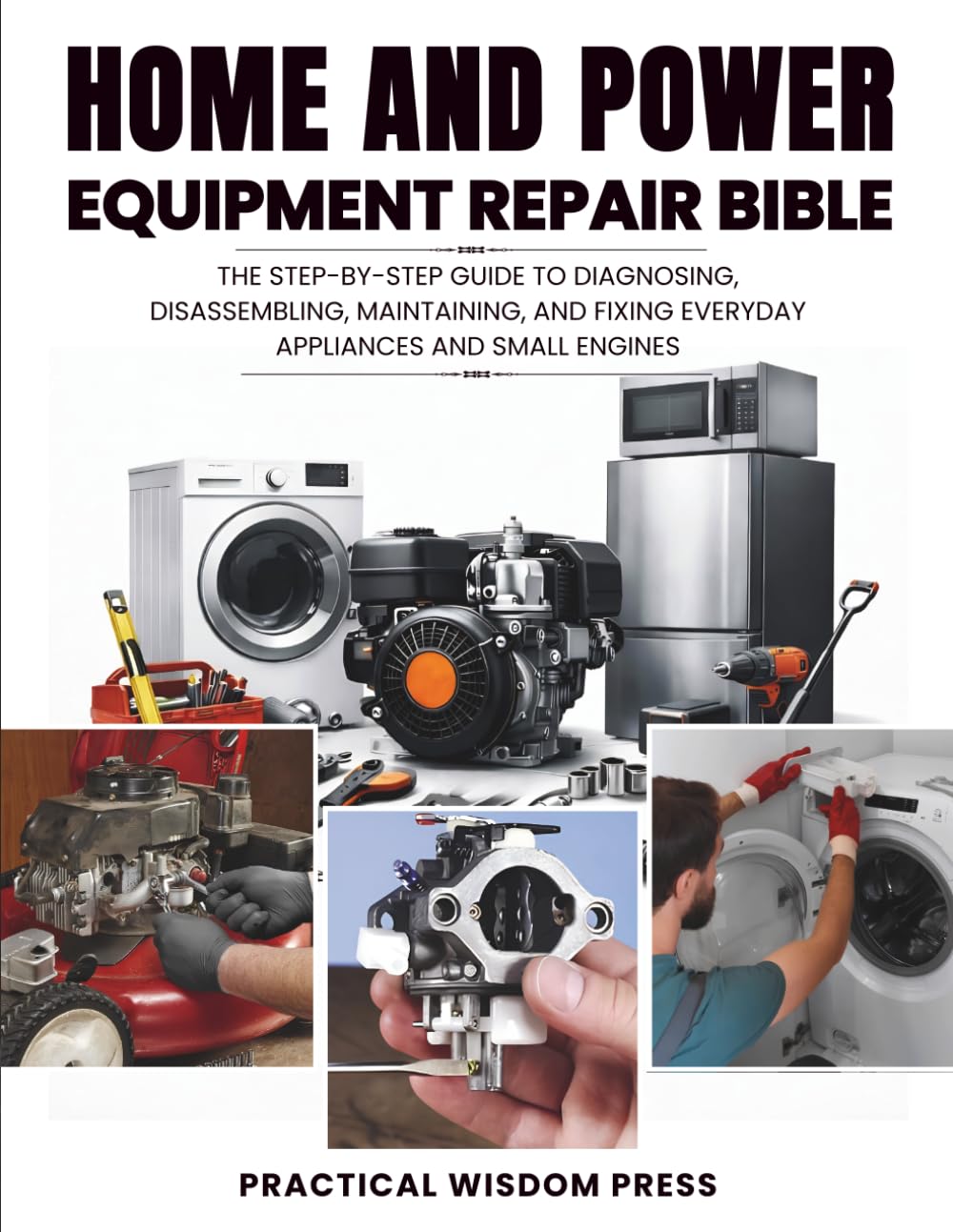 HOME AND POWER EQUIPMENT REPAIR BIBLE: The step-by-step guide to Diagnosing, disassembling, Maintaining, and Fixing Everyday Appliances and Small Engines (PRACTICAL WISDOM PRESS (Fix It Guide))