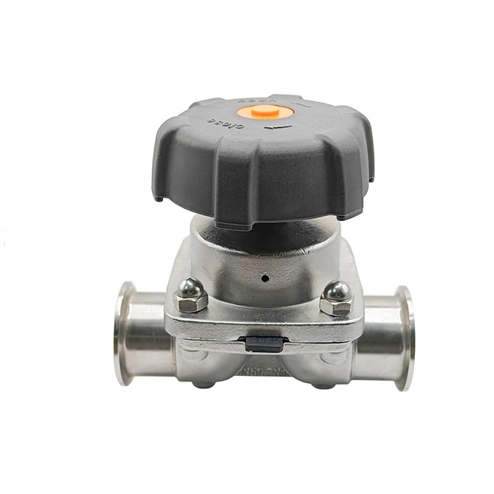 Vanne à membrane Tri-Clamp 12.7mm inox 316L vanne sanitaire de tuyauterie
