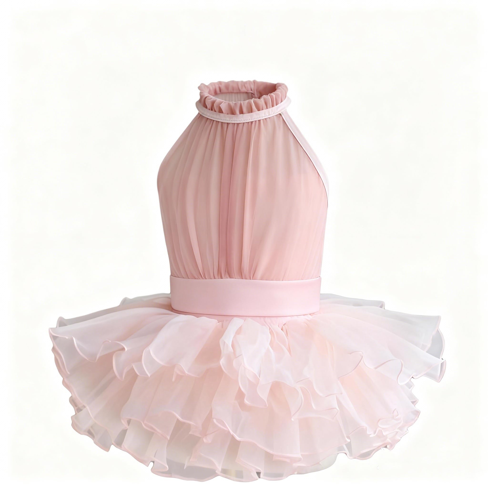 Vestido de ballet tutú para niñas, camisola de baile con falda para baile, fiesta, actuación