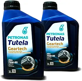 Kit 2 L Óleo Câmbio Manual Petronas Tutela Geartech 75w85