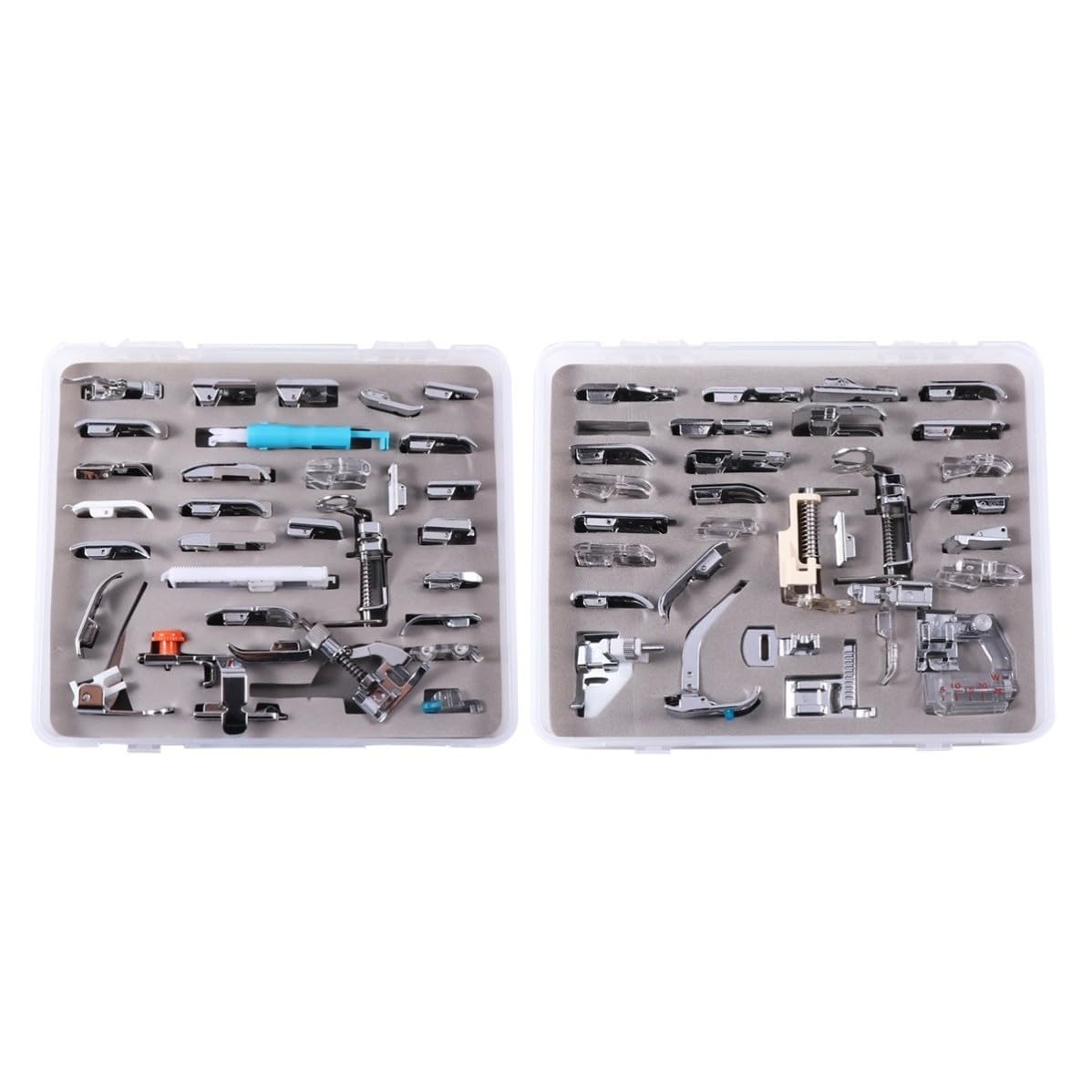 Beaupretty Piedino da Acciaio Lock Premistoffa per Macchina, Cucire