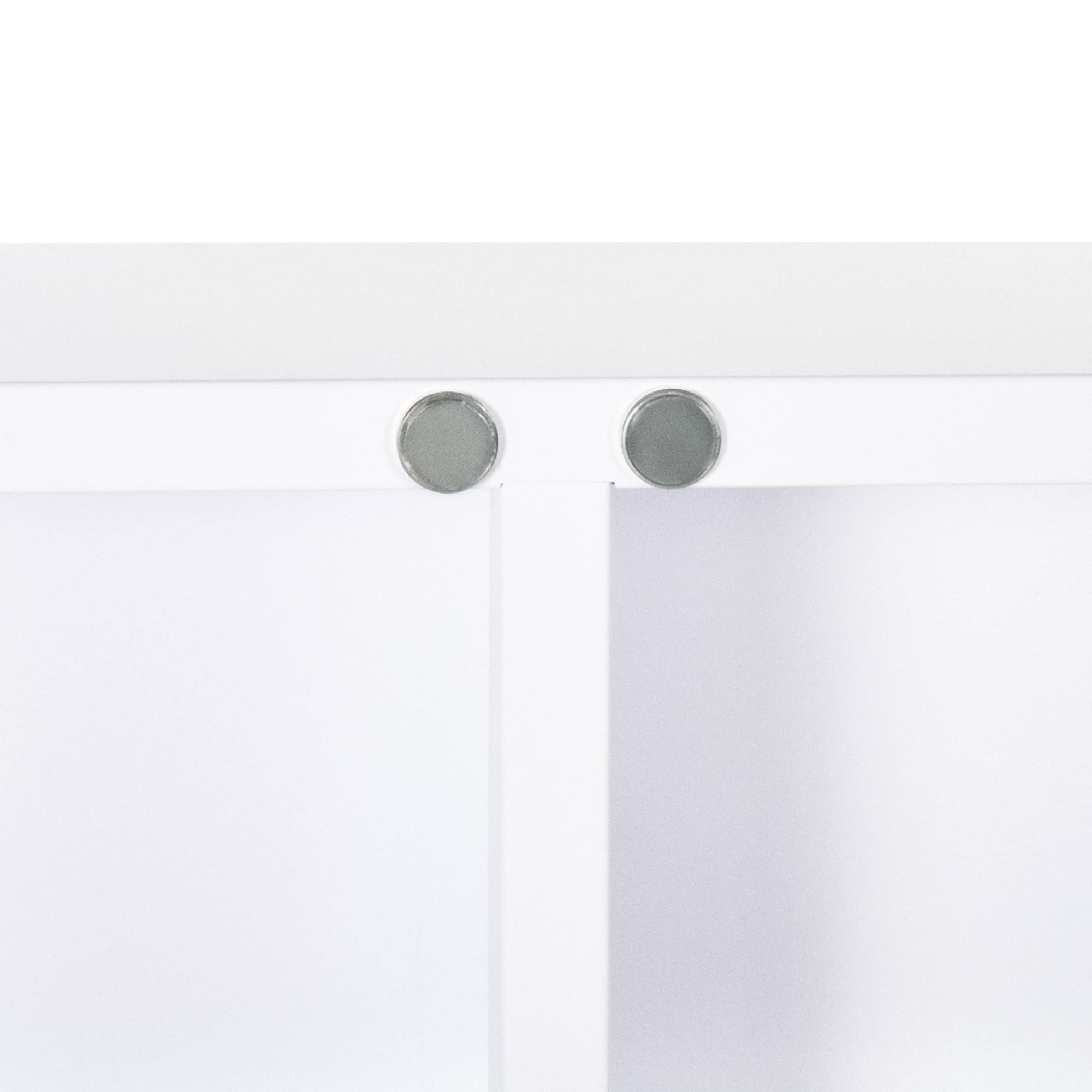 kleankin Armoire à Pharmacie Armoire à médicaments Murale à 6 étagères avec Porte verrouillable 2 clés en Acier pour Salle de Bain, Cuisine, 55 x 18 x 60 cm, Blanc