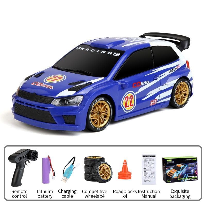 KENAYO ENTERPRISE 1:24 VW Polo Rally 95 RC Drift Car – 2.4G 4WD