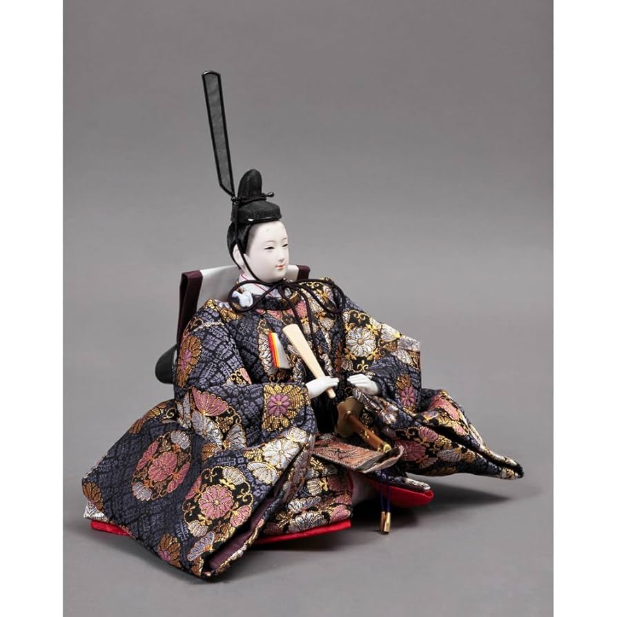 Amazon | 久月official 雛人形 収納三段 親王官女飾り 引き出し