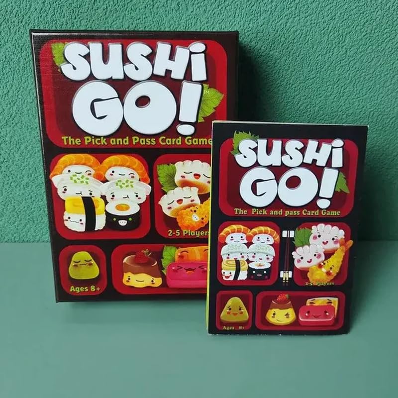 Image of Sushi Go Family Board Game | Fast-Paced Pick-and-Pass Fun for Family Game Nights, Parties, and Friends Gatherings | Easy to Learn, Quick to Play