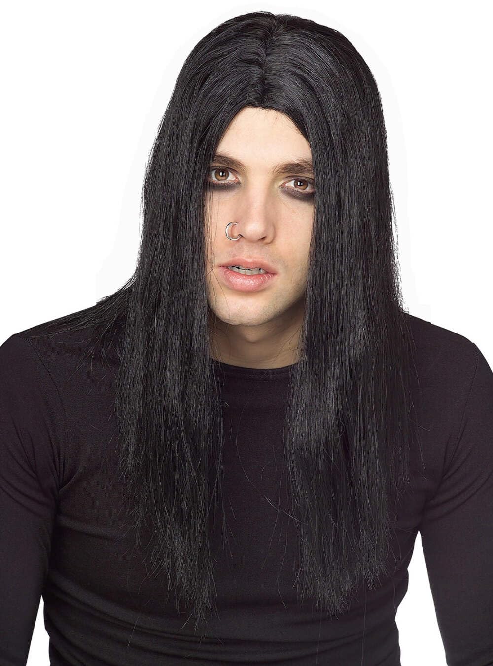 Rubies Evildoer Black Wig for Adults, Men's No Size