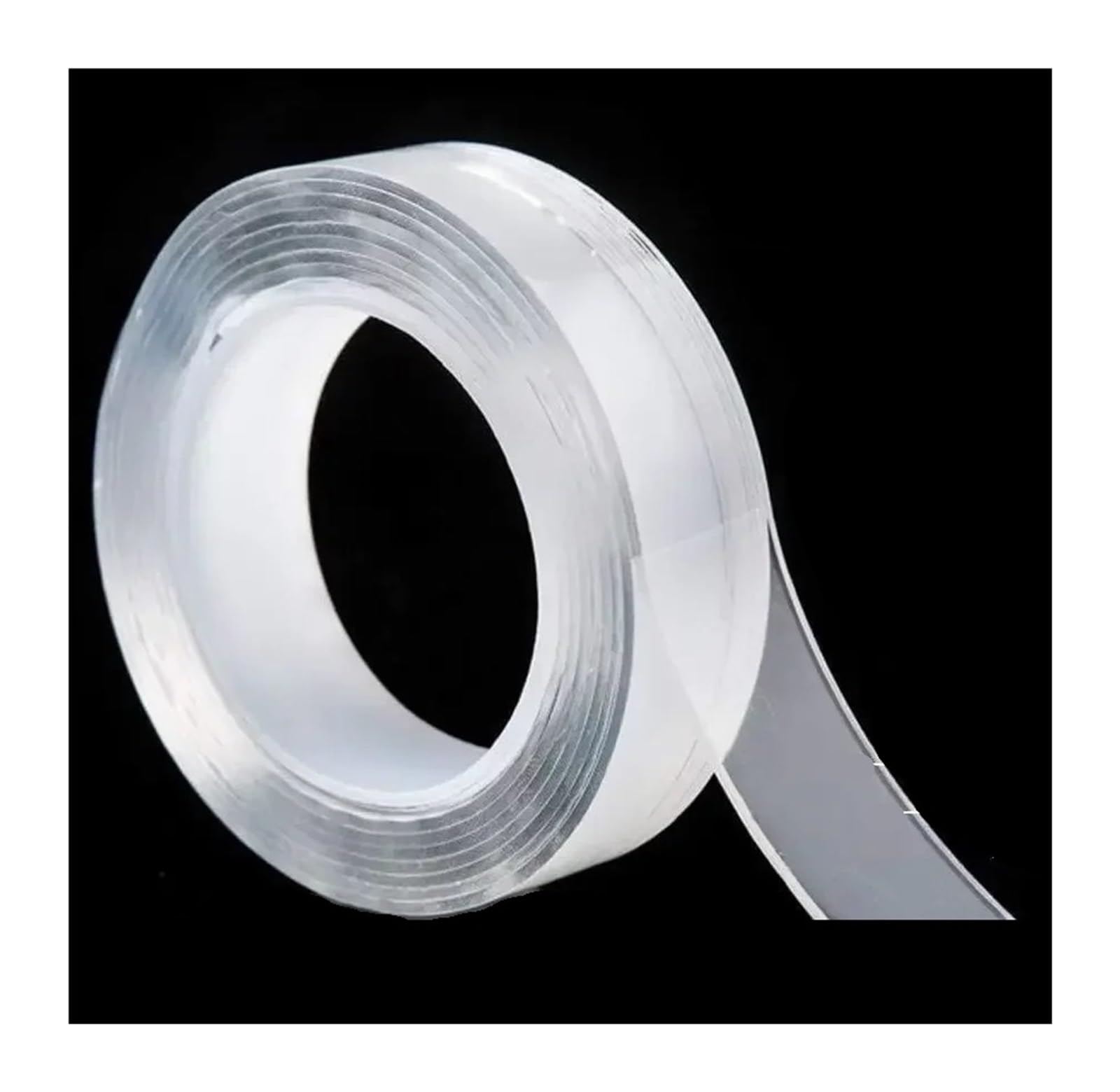 Nastro adesivo biadesivo trasparente, Nastro biadesivo da 1/5 m senza tracce for bagno, cucina, lavandino, rubinetto, adesivo in gel(Width 3 Cm,5 meters)