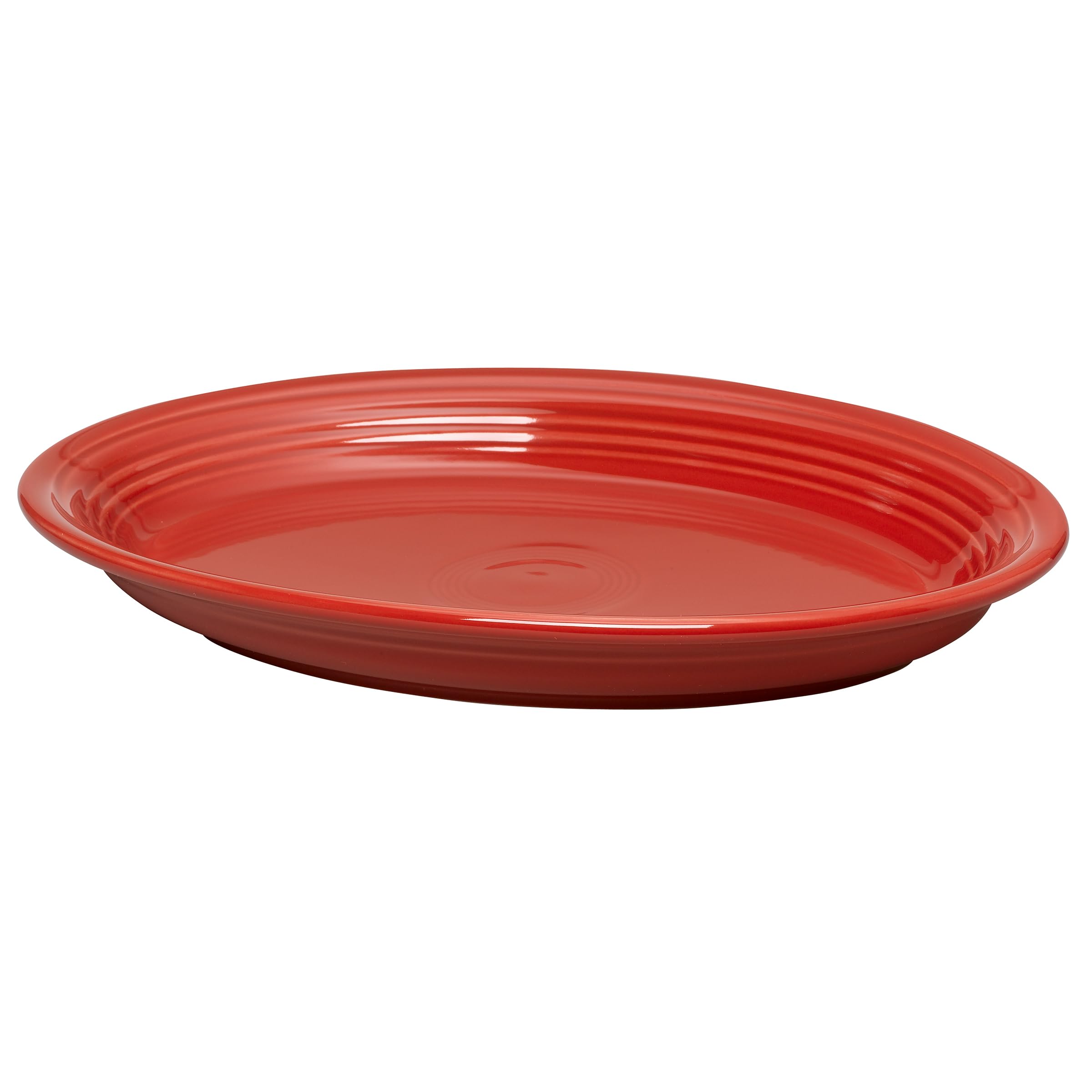 13 5/8" Large Oval Serving Platter – Durable Ceramic, Lead-Safe, Dishwasher/Microwave/Ove…