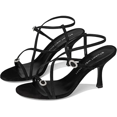 Stuart Weitzman Kensington Strappy Sandals 85 black