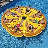 Gcxzb Schwimmreifen Luftbetten Sommer kreative Pizza schwimmende Reihenmontage Erwachsene Schwimmen Ring Strand Meer Wasser Schwimmbett
