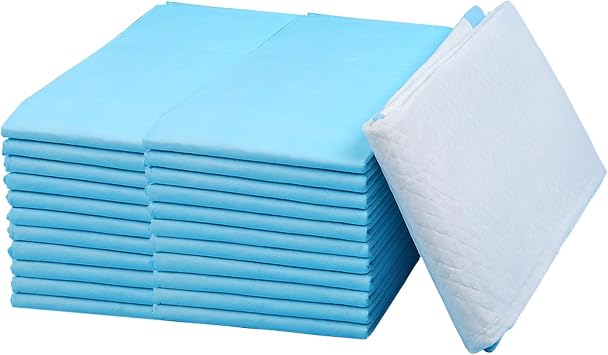 31 x47  Disposable Bed Sheets, Odorless & Leak Proof Bed Pads, Incontinence Pads, Super Absorbent Underpads, Soft Wetting Sheets,Suitable for Newborn Babies, Pets, Elderly 80x120cm / 20 Pack